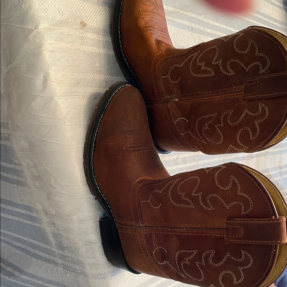 Double H Kids Brown Boots